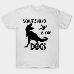 Schutzhund T-Rex - black T-Shirt